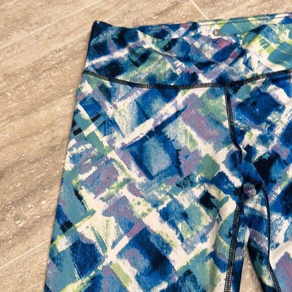 Cropped patterned legging blue - size M - Picture 2 of 4
